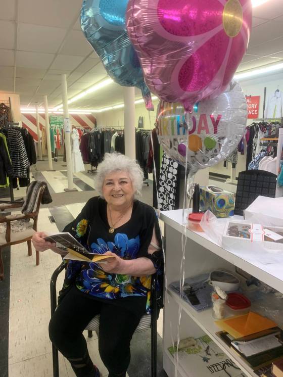 Rita Master’s vibrancy shone through on her 90th birthday. (Supplied)