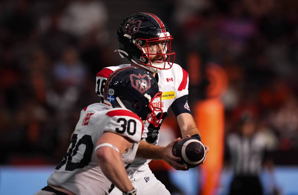 Darryl Dyck / THE CANADIAN PRESS
                                Montreal Alouettes fourth-string quarterback James Morgan will make his first career start in Thursday’s game.