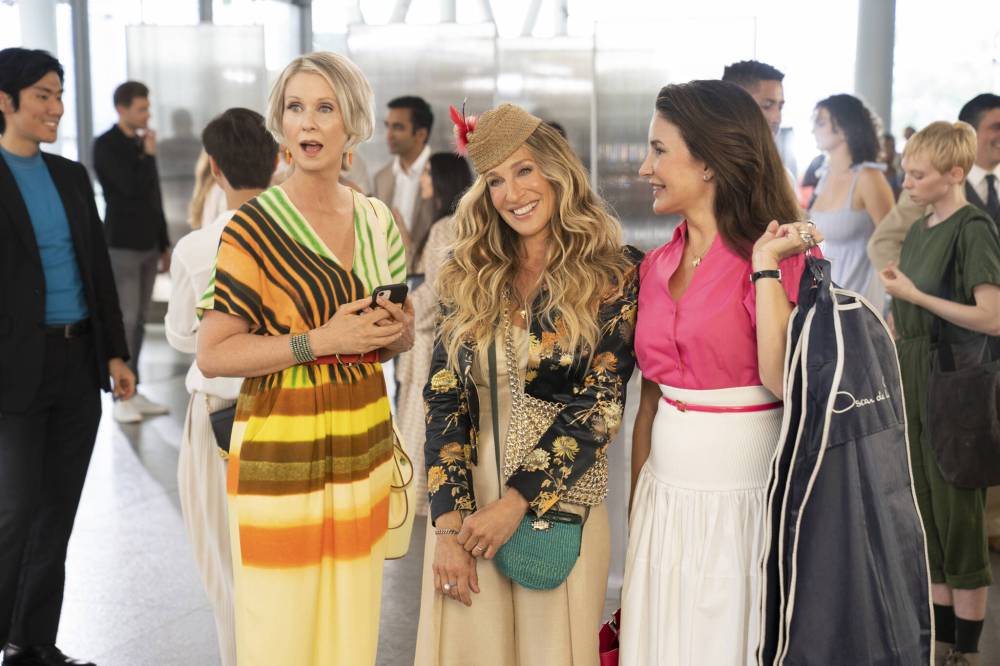 Craig Blankenhorn / HBO Max / TNS
(From left) Cynthia Nixon, Sarah Jessica Parker and Kristin Davis would’ve benefited from a stronger storyline in And Just Like That…