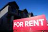 A for rent sign is displayed on a house in Ottawa on Friday, Oct. 14, 2022. A new report says Canada’s average asking rent reached a new record in July. THE CANADIAN PRESS/Sean Kilpatrick
