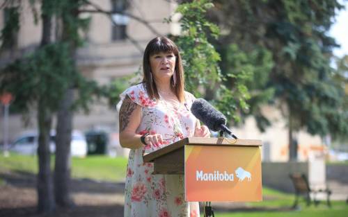 RUTH BONNEVILLE / FREE PRESS
                                Housing, Addictions and Homelessness Minister Bernadette Smith said the government isn’t going to rush the establishment of an overdose prevention site.