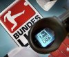 FILE - The logo of German Football League Bundesliga is seen through a camera prior to a press conference in Frankfurt, Germany, Oct. 9, 2007. The German soccer league (DFL) is appointing two more men to take over as chief executive officers from two men who took over from a woman last year. (AP Photo/Michael Probst, File)