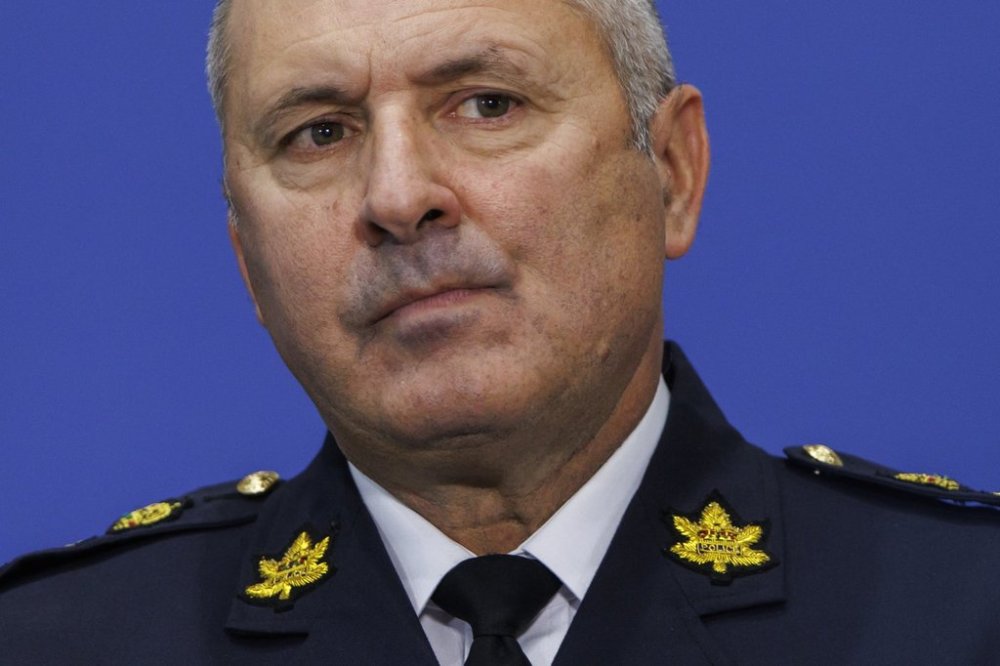 York Regional Police Chief Jim MacSween attends a press conference at the York Regional Police Headquarters in Aurora, Ont., Wednesday, Jan. 31, 2024. THE CANADIAN PRESS/Cole Burston
