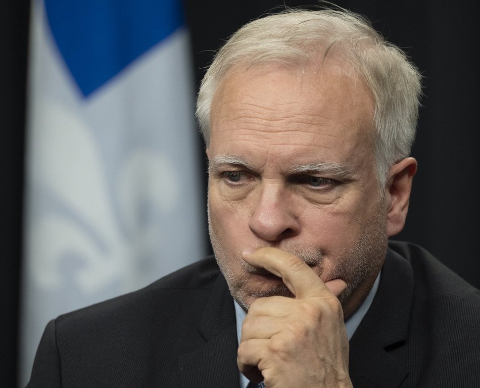 Quebec's national director of public health, Luc Boileau, reflects on a question during a press conference on the COVID-19 pandemic, Wednesday, Dec. 14, 2022, in Quebec City. THE CANADIAN PRESS/Jacques Boissinot