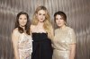Amanda Knox, from left, Grace Van Patten, and Monica Lewinsky pose for a portrait to promote 