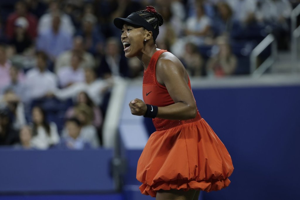  - ★新品★　　GLAM ON TENNIS MATCH SKIRT Everything comes up roses for Naomi Osaka in sparkly red look for