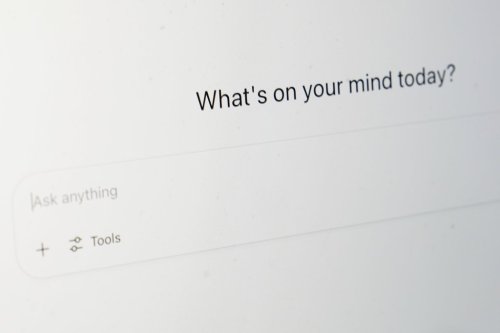 More workers are engaging with AI tools to help them complete work tasks and increase their productivity. Chat GPT's landing page is seen on a computer screen, Monday, Aug. 4, 2025, in Chicago. (AP Photo/Kiichiro Sato)