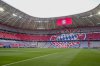FILE - A general view of the Allianz Arena prior to start of the Champions League semifinal first leg soccer match between Bayern Munich and Real Madrid at the Allianz Arena in Munich, Germany, Tuesday, April 30, 2024. (AP Photo/Matthias Schrader, file)