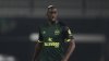 FILE - Brentford's Yoane Wissa runs into position during the English Premier League soccer match between Fulham and Brentford, at the Craven Cottage Stadium in London, Nov 4, 2024. (AP Photo/Dave Shopland, file)