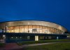 In this undated photo provided by Foster + Partners, a general view of Carrington Training Centre, the training center for Manchester United, in Manchester, England. (Nigel Young/Foster + Partners via AP)