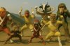 This image provided by Fabian Mosele shows A.I.-generated animation of Italian Brain Rot characters created by visual artist Fabian Mosele in 2025. (Fabian Mosele via The AP)