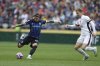 FILE -Inter Milan's Nicola Zalewski, left, attempts a shot on goal as Urawa Red Diamonds' Samuel Gustafson tries to block during the Club World Cup Group E soccer match between Inter Milan and Urawa Red Diamonds in Seattle, June 21, 2025. (AP Photo/Ryan Sun), File)