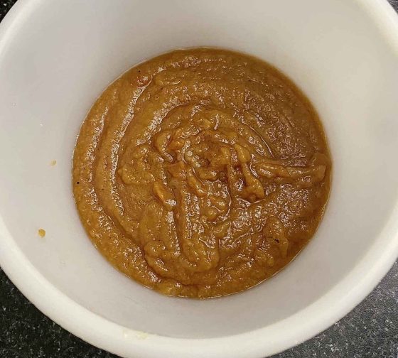 It doesnāt look like much, but the spiced pear butter ended up being a pretty tasty way to use up some of the fruit. (Julia Ryckman photo)