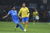FILE - Al Nassr's Cristiano Ronaldo, right, and Al Hilal's Al Bulayhi challenge for the ball during Riyadh Season Cup 2024 final match at the Kingdom Arena Stadium in Riyadh, Saudi Arabia, Thursday, Feb. 8, 2024. (AP Photo, file)