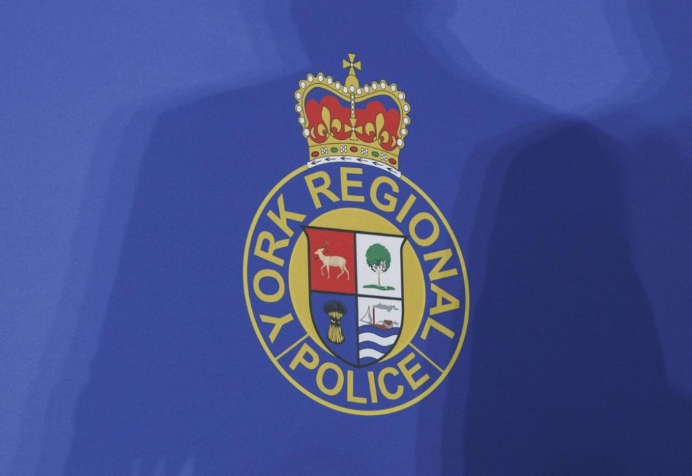 York Regional Police logo is seen at headquarters in Aurora, Ont., Wednesday, Jan. 31, 2024. THE CANADIAN PRESS/Cole Burston