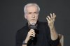 FILE - Director James Cameron speaks during the news conference to promote his latest movie 