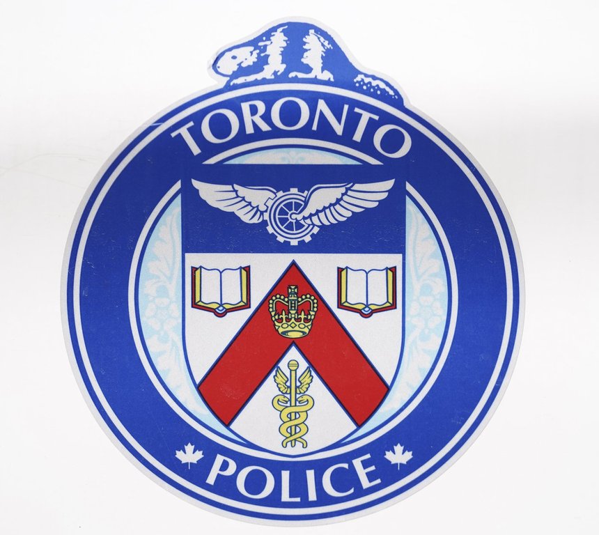 The Toronto Police Service logo is pictured in Toronto, Tuesday, March 12, 2024. THE CANADIAN PRESS/Arlyn McAdorey