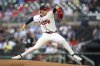 Atlanta Braves pitcher Hurston Waldrep delivers in the first inning of a baseball game against the Chicago White Sox, Wednesday, Aug. 20, 2025, in Atlanta. (AP Photo/Colin Hubbard)