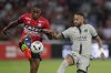 FILE - PSG's Neymar, right, challenges with Lille's Bafode Diakite during the French League One soccer match between Lille and Paris Saint Germain at the Pierre Mauroy stadium in Villeneuve d'Ascq, northern France, Sunday, Aug. 21, 2022. (AP Photo/Michel Spingler, file)