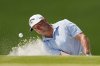 FILE - Alex Noren, of Sweden, hits from the bunker on the fourth hole during the final round of the PGA Championship golf tournament at the Quail Hollow Club, Sunday, May 18, 2025, in Charlotte, N.C. (AP Photo/David J. Phillip, file)