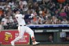 Houston Astros' Christian Walker hits a home run against the Colorado Rockies during the eighth inning of a baseball game Thursday, Aug. 28, 2025, in Houston. (AP Photo/David J. Phillip)
