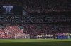 Players stand duringa minute of silence in the memory of Diogo Jota and Andre Silva before the FA Community Shield final soccer match between Liverpool and Crystal Palace at Wembley Stadium in London,Sunday, Aug. 10, 2025. (AP Photo/Dave Shopland)