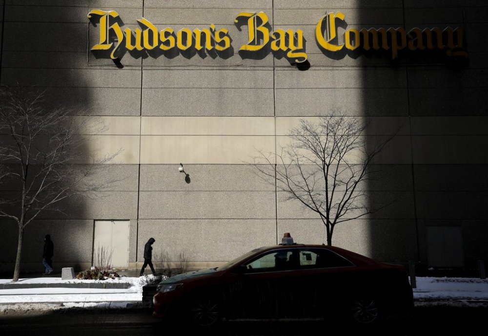 The Hudson's Bay department store announced it was closing its historic store at the Bloor Street location in Toronto on Friday, February 25, 2022. THE CANADIAN PRESS/Nathan Denette