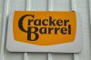 The new Cracker Barrel logo is displayed on Thursday, Aug. 21, 2025, in New York. (AP Photo/Wyatte Grantham-Philips)