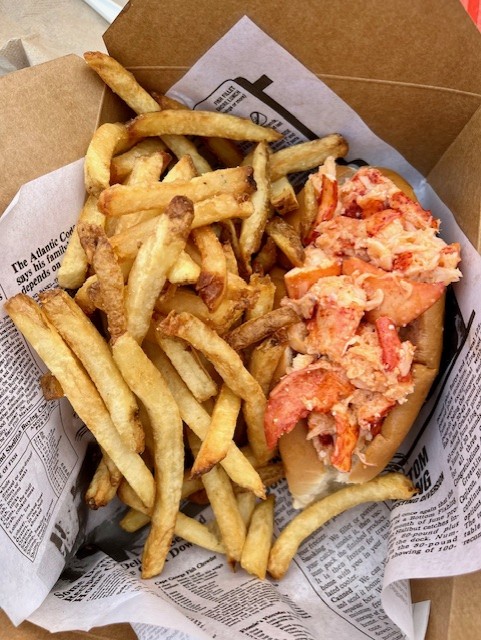 The much-recommended lobster roll at Richard’s in Victoria-by-the-Sea, PEI