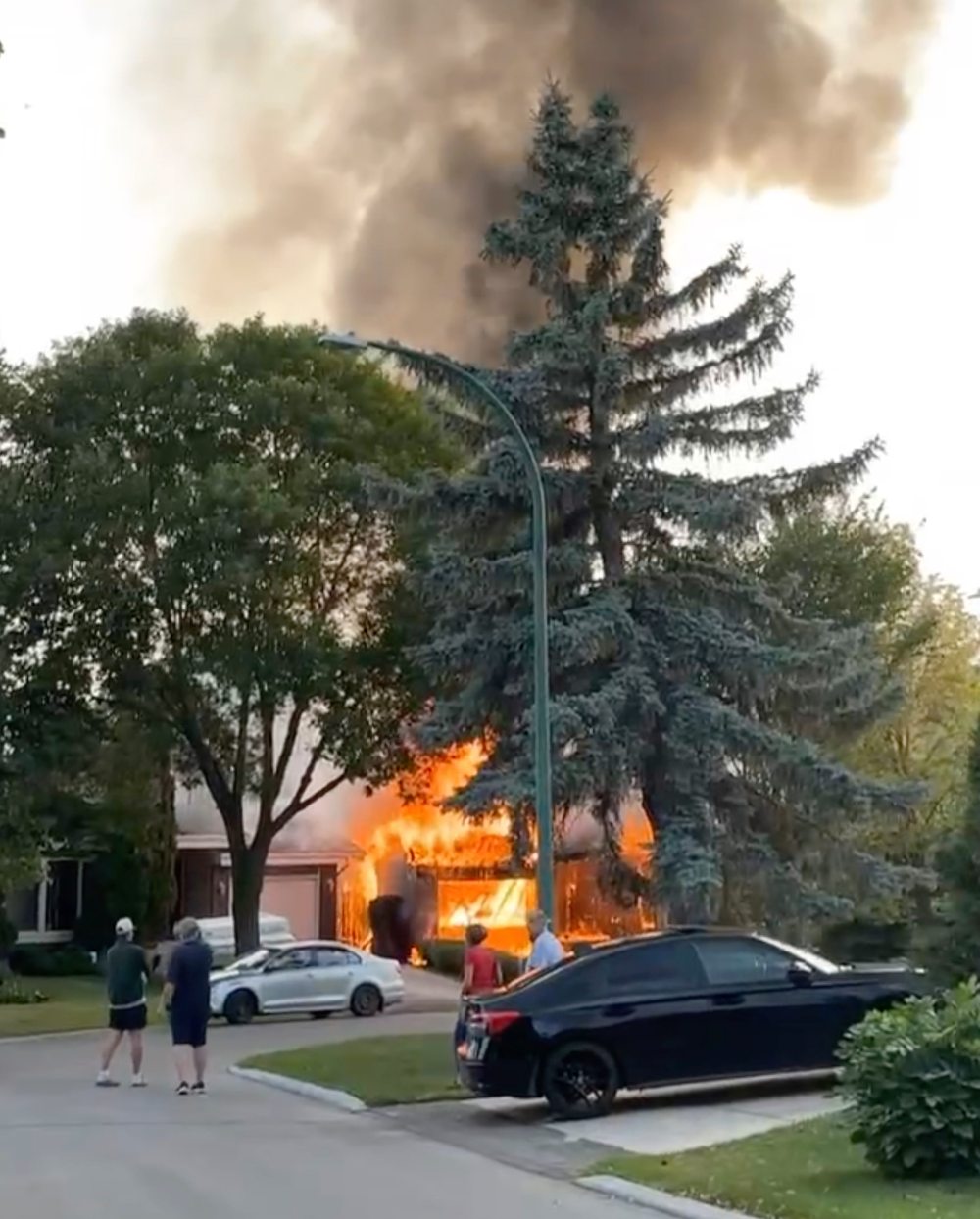 Stephanie Kulczycki photo
The fire on Southwalk Bay was declared under control shortly before 9:30 p.m. Sunday.