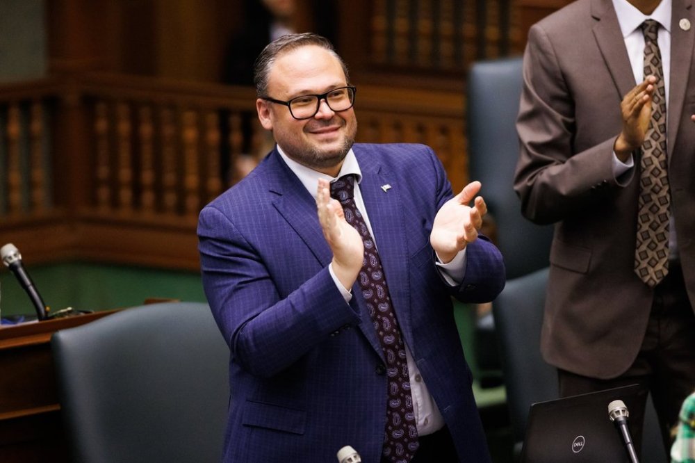 PC MPP Chris Scott attends Question Period at Queen's Park in Toronto on Tuesday, May 13, 2025. THE CANADIAN PRESS/Cole Burston