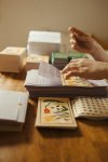 Kiki Klassen works on pieces for the Lucky Duck Mail Club in this undated handout photo. THE CANADIAN PRESS/Handout - Morgan Joll Photography (Mandatory Credit)