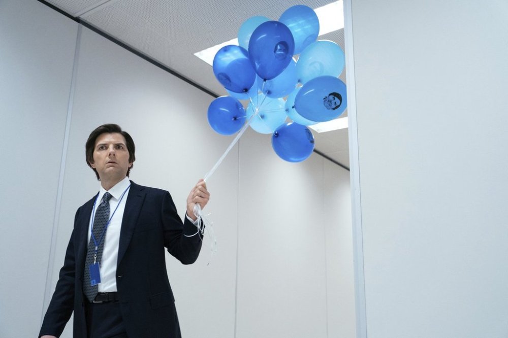 This image released by Apple TV+ shows Adam Scott in a scene from