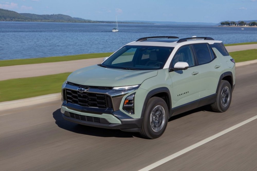 This photo provided by Chevrolet shows the 2026 Equinox. Chevy's small SUV benefits from a 2025 redesign that introduced new styling, new features and more distinctive styling. (Courtesy of General Motors via AP)