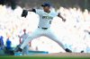 Milwaukee Brewers' Jose Quintana pitches during the first inning of a baseball game against the St. Louis Cardinals, Sunday, Sept. 14, 2025, in Milwaukee. (AP Photo/Aaron Gash)