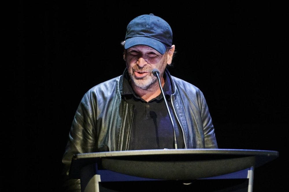 Director Barry Avrich speaks on stage after winning the 2025 People's Choice Documentary Award for