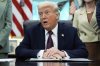 President Donald Trump speaks in the Oval Office of the White House, Monday, Sept. 15, 2025, in Washington. (AP Photo/Alex Brandon)