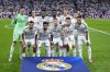 Real Madrid's players pose for photographers prior to a Champions League opening phase soccer match between Real Madrid and Marseille at Santiago Bernabeu stadium, in Madrid, Tuesday, Sept. 16, 2025. (AP Photo/Manu Fernandez)