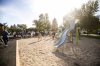 MIKAELA MACKENZIE / FREE PRESS
A memorial for the Clearwater family is unveiled at The Friends and Family Playground in Carman on Wednesday, Sept. 24, 2025. 
For Tyler story.
Free Press 2025