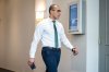 Coquitlam RCMP constable Mersad Mesbah returns to an RCMP code of conduct hearing on Wednesday, Sept. 17, 2025. THE CANADIAN PRESS/Ethan Cairns