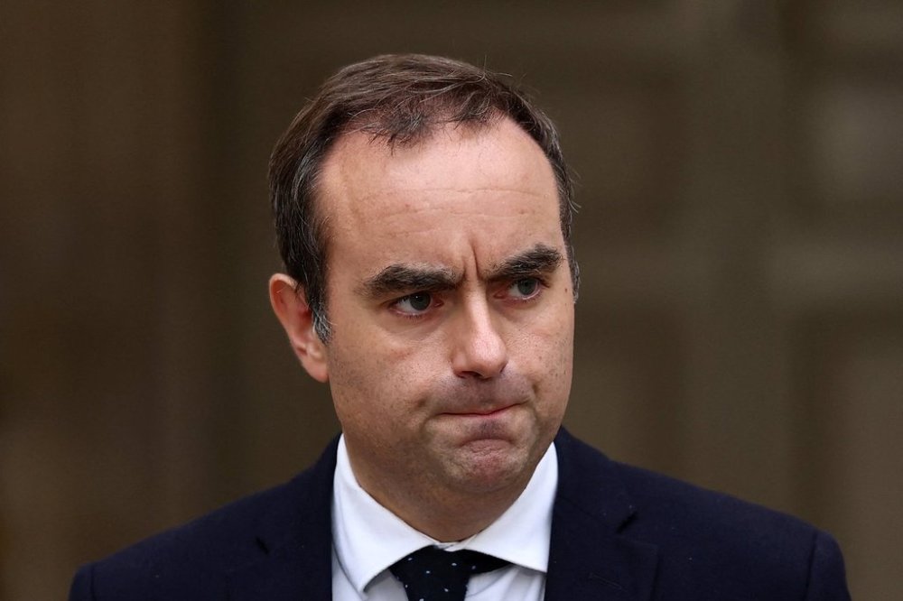 French outgoing Prime Minister Sebastien Lecornu, who resigned just a day after naming his government, arrives to deliver his statement at the Hotel Matignon in Paris, Monday, Oct. 6, 2025. (Stephane Mahe/Pool via AP)
