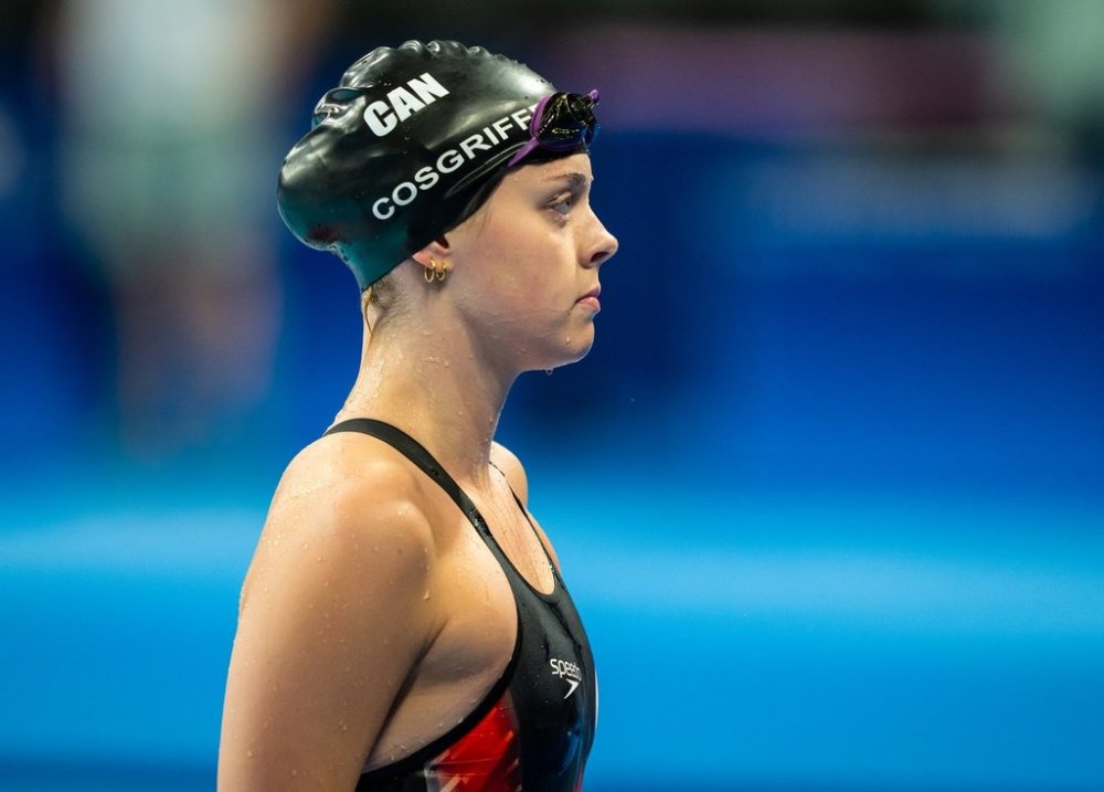 Katie Cosgriffe competes in the women’s 100m backstroke S10 final during the Paralympic Games in Paris, Sept. 6, 2024. THE CANADIAN PRESS/Handout, Canadian Paralympic Committee, Dave Holland, (Mandatory Credit)