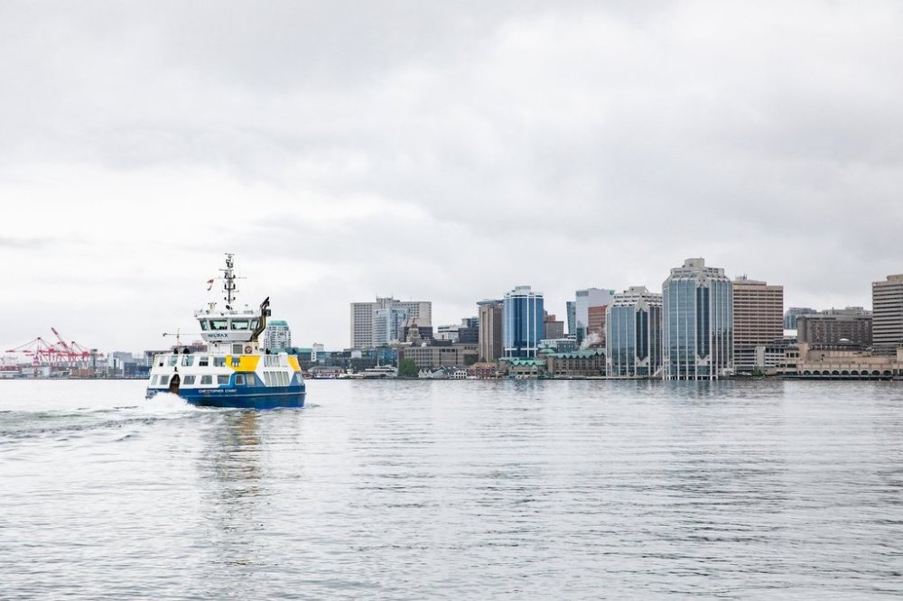 The Dartmouth ferry is seen en route to Halifax, Tuesday, June 6, 2023. THE CANADIAN PRESS/Kelly Clark