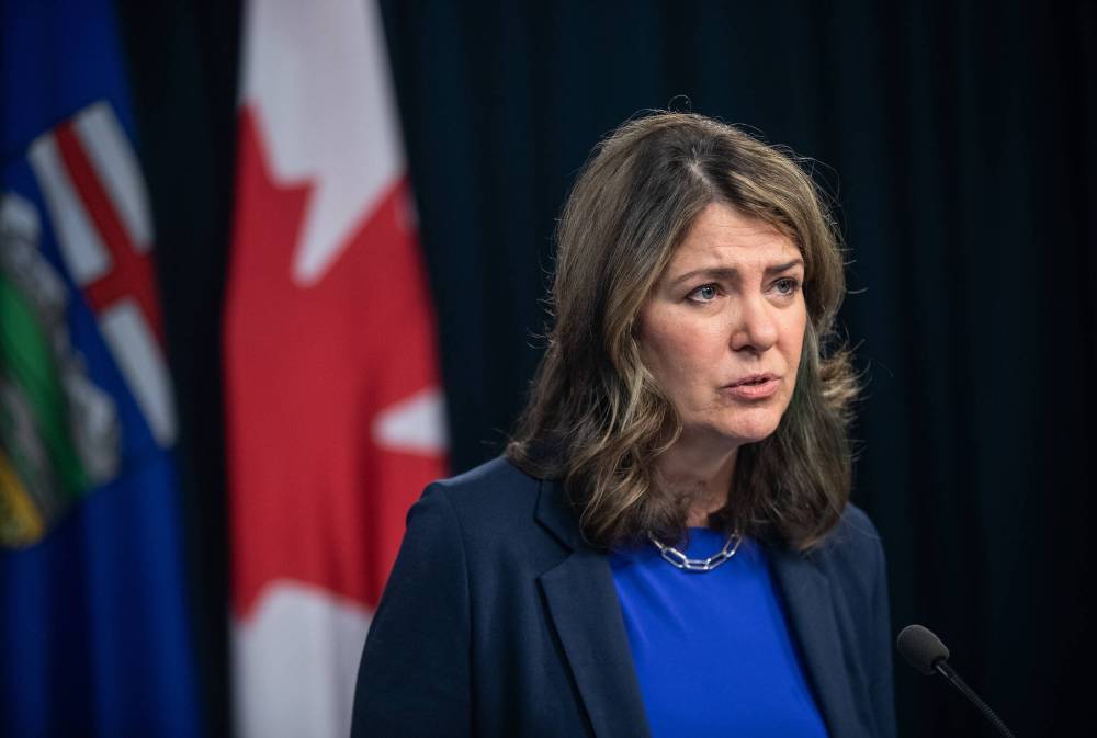 The Canadian Press
Alberta Premier Danielle Smith