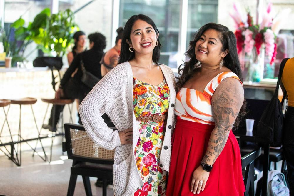 MIKAELA MACKENZIE / FREE PRESS
Star Tactay (left) and Daezerae Gil are co-founders of Value Able, a new local collective that helps BIPOC creatives to connect and collaborate.