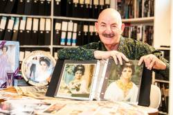 Along with hundreds of binders of categorized clippings tracking the life of actor Elizabeth Taylor, Hannon Bell has also accumulated official film scripts, photographs, books, magazines and videos. (Mikaela MacKenzie / Free Press)