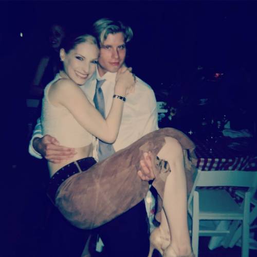 Supplied
                                Catherine Wreford and Craig Ramsay during the Broadway opening of Oklahoma! in 2002.