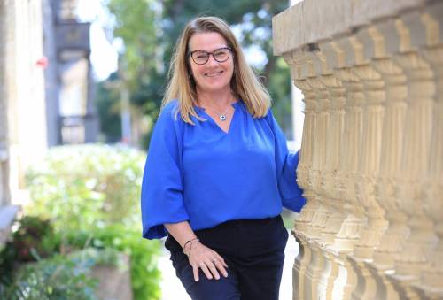 Ruth Bonneville / Free Press
                                Lora Meseman, executive director of the community centre council, is happy about the city’s proposed 2026 funding hike for the General Council of Winnipeg Community Centres.
