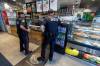 MIKE DEAL / FREE PRESS FILES
                                Members of the Winnipeg Police Service check in with staff at the Fresh Slice Pizza on Osborne Street in July. Police intervened in 777 incidents and placed 146 people under arrest from July 24 to Sept. 1.