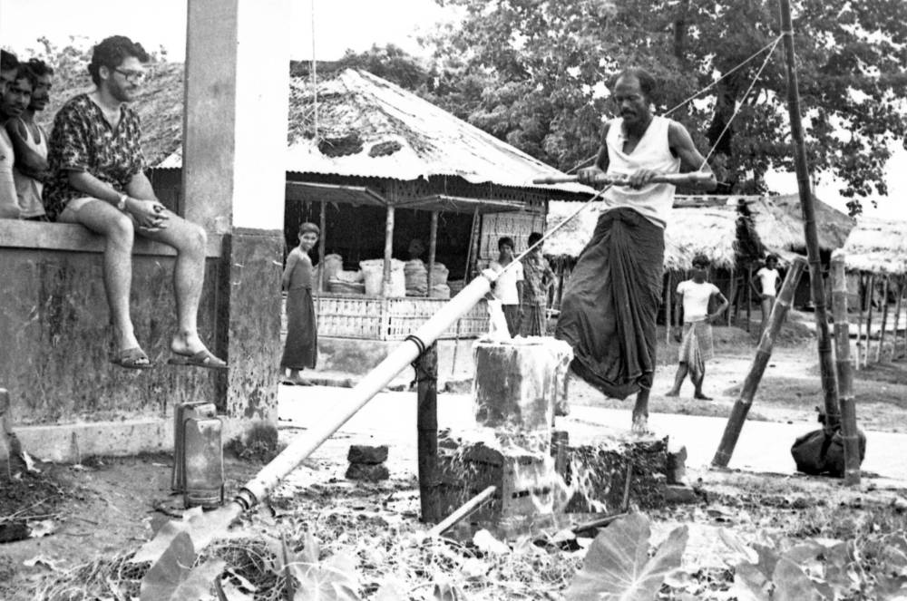 SUPPLIED
George Klassen’s rower pump invention, developed in Bangladesh, was designed to create jobs in the community. It was a highlight of his career.